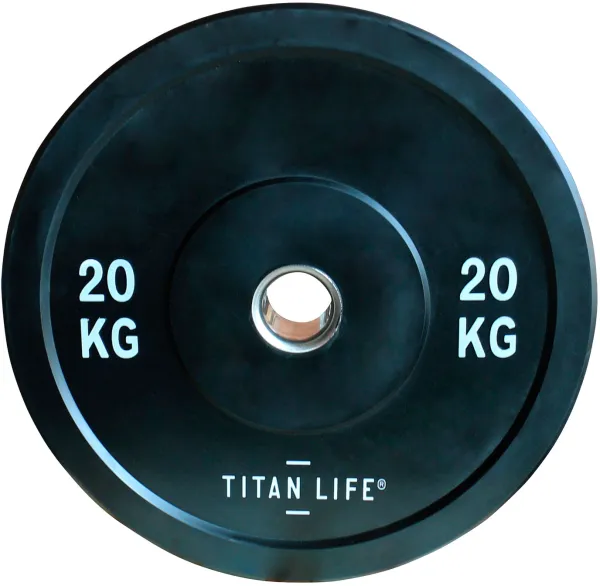 Titan Life Gummibumperplatta 20 kg Viktplatta